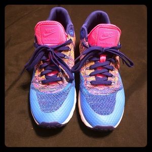 NIKE AIR MAX 1 Flyknit - Blue Multi Women’s 10